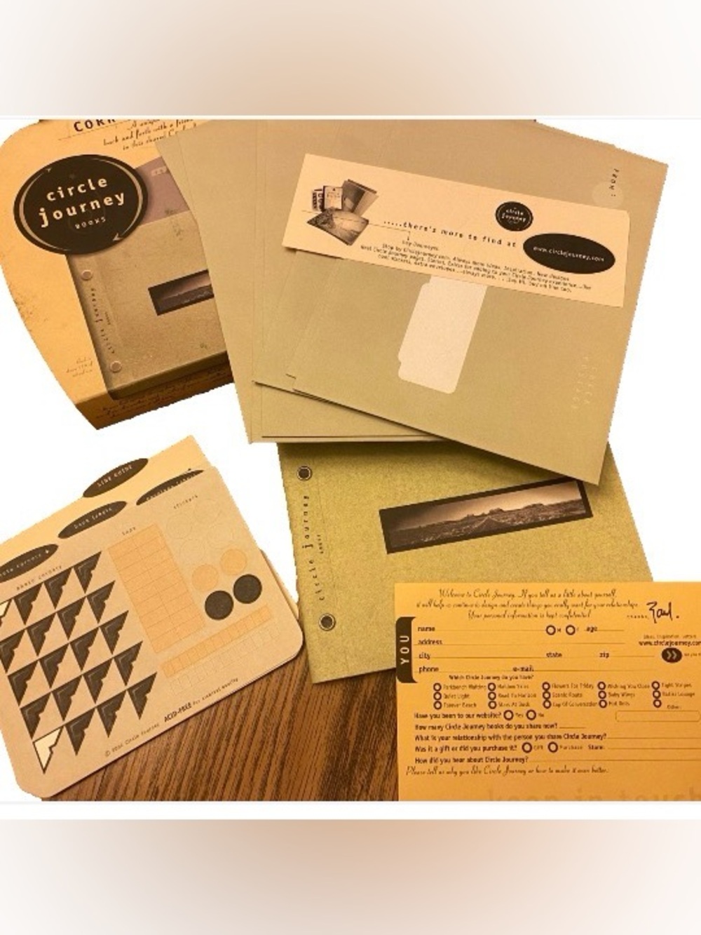 Circle Journey Memory Album Kit in Olive Green